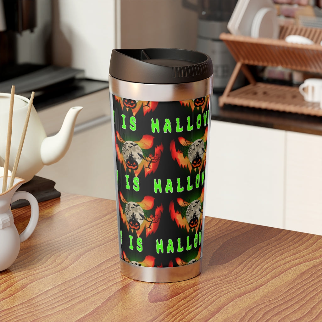 Every day is Halloween Stainless Steel Travel Mug with Insert