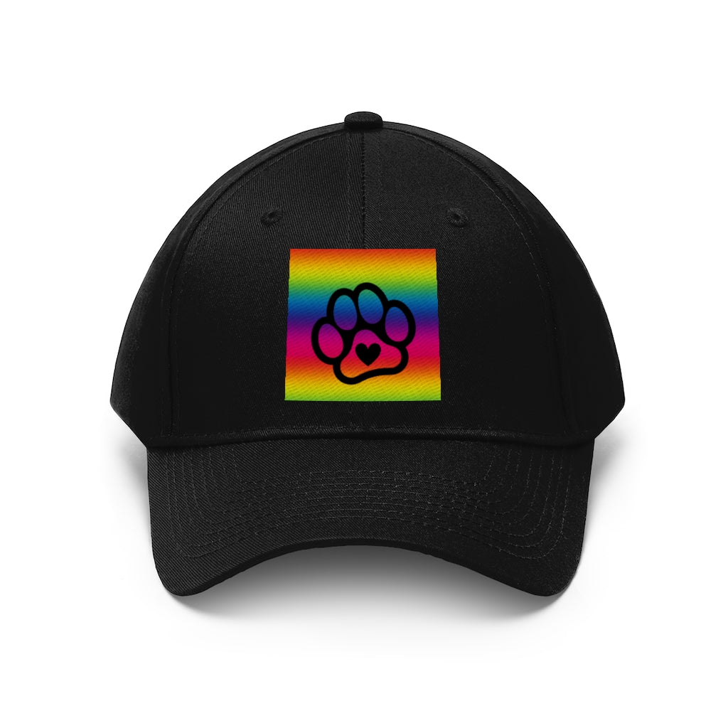 PRIDE Paw Baseball Cap