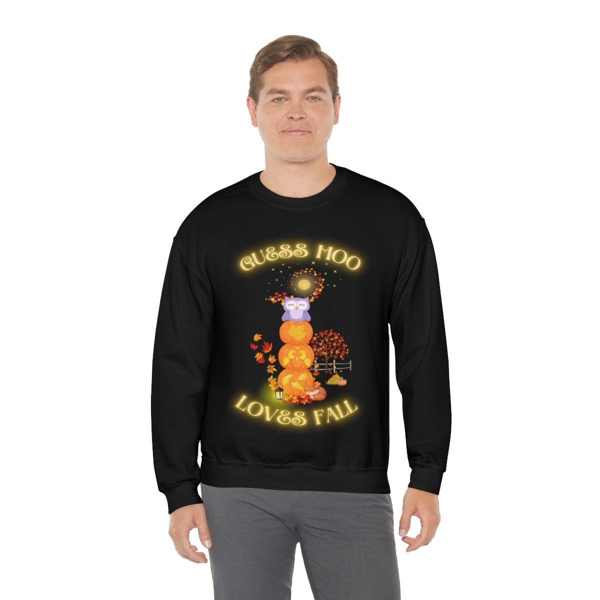 Guess Hoo Loves Fall Crewneck Sweatshirt