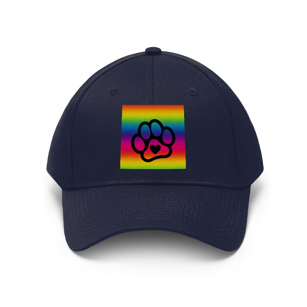 PRIDE Paw Baseball Cap