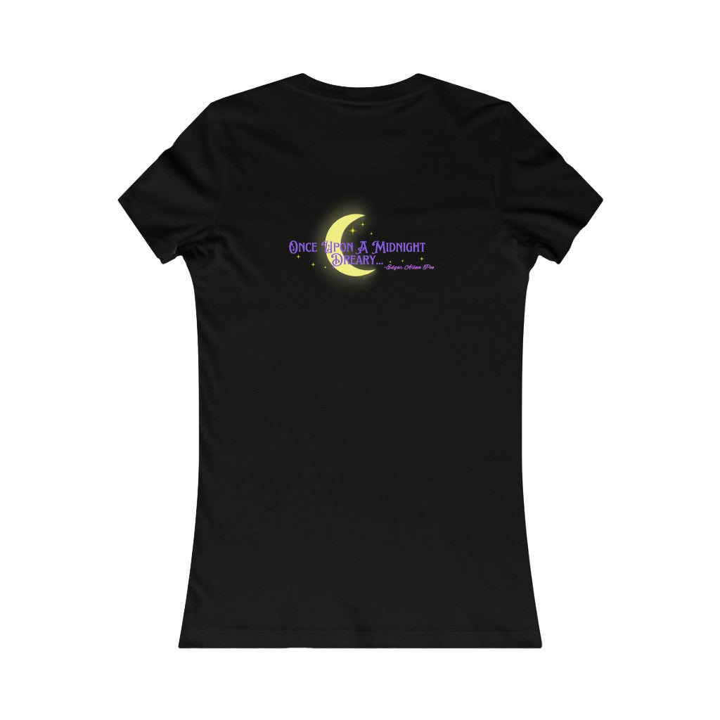 Women's Favorite Tee Edgar Allan Poe Raven Top