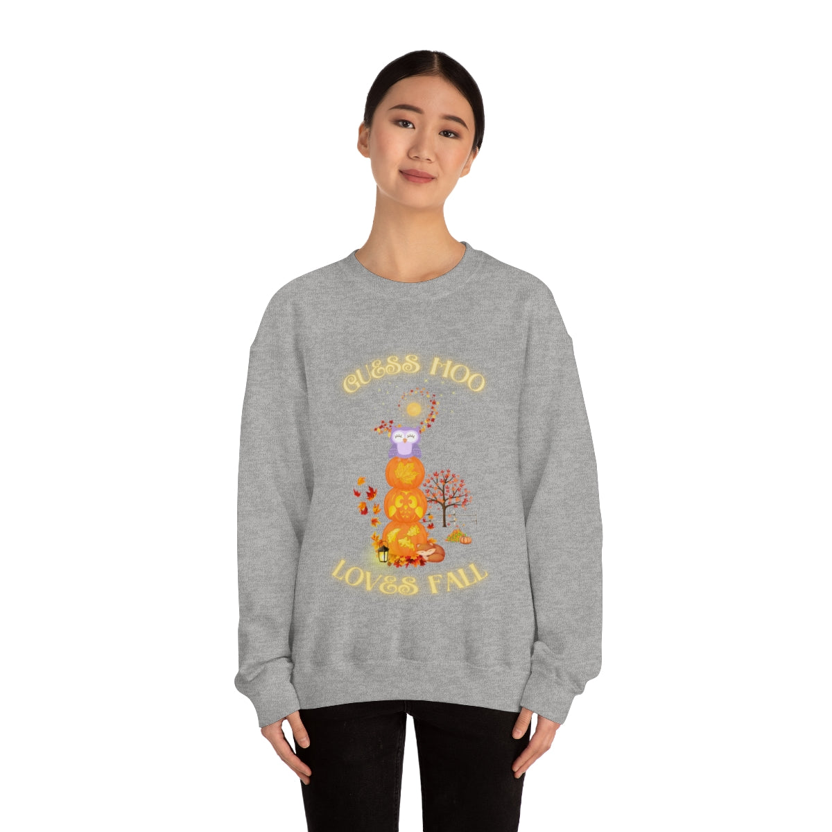 Guess Hoo Loves Fall Crewneck Sweatshirt