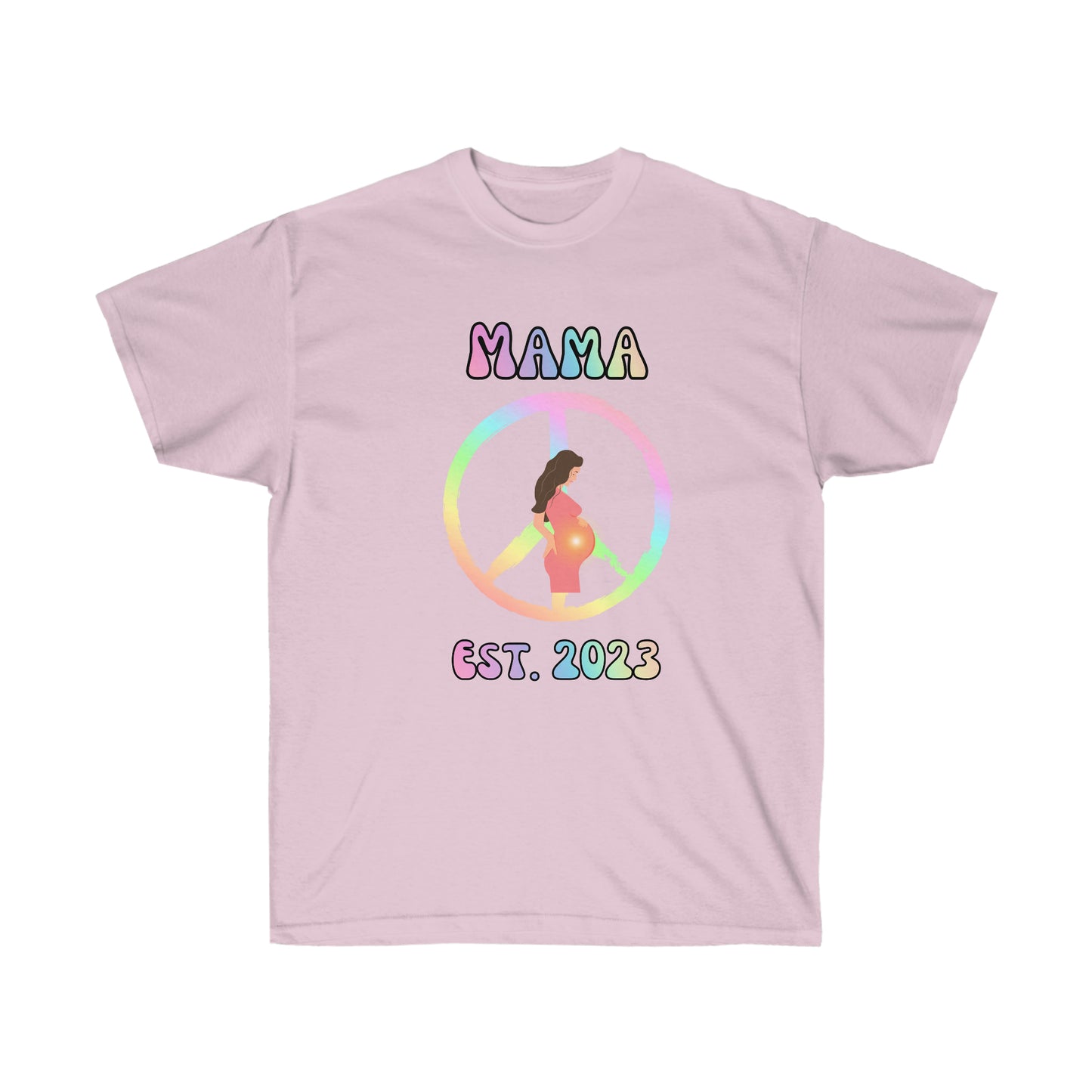 Mama Est. 2023, Ultra Cotton Tee, Mothers Day Gift Idea, New Mom Gift