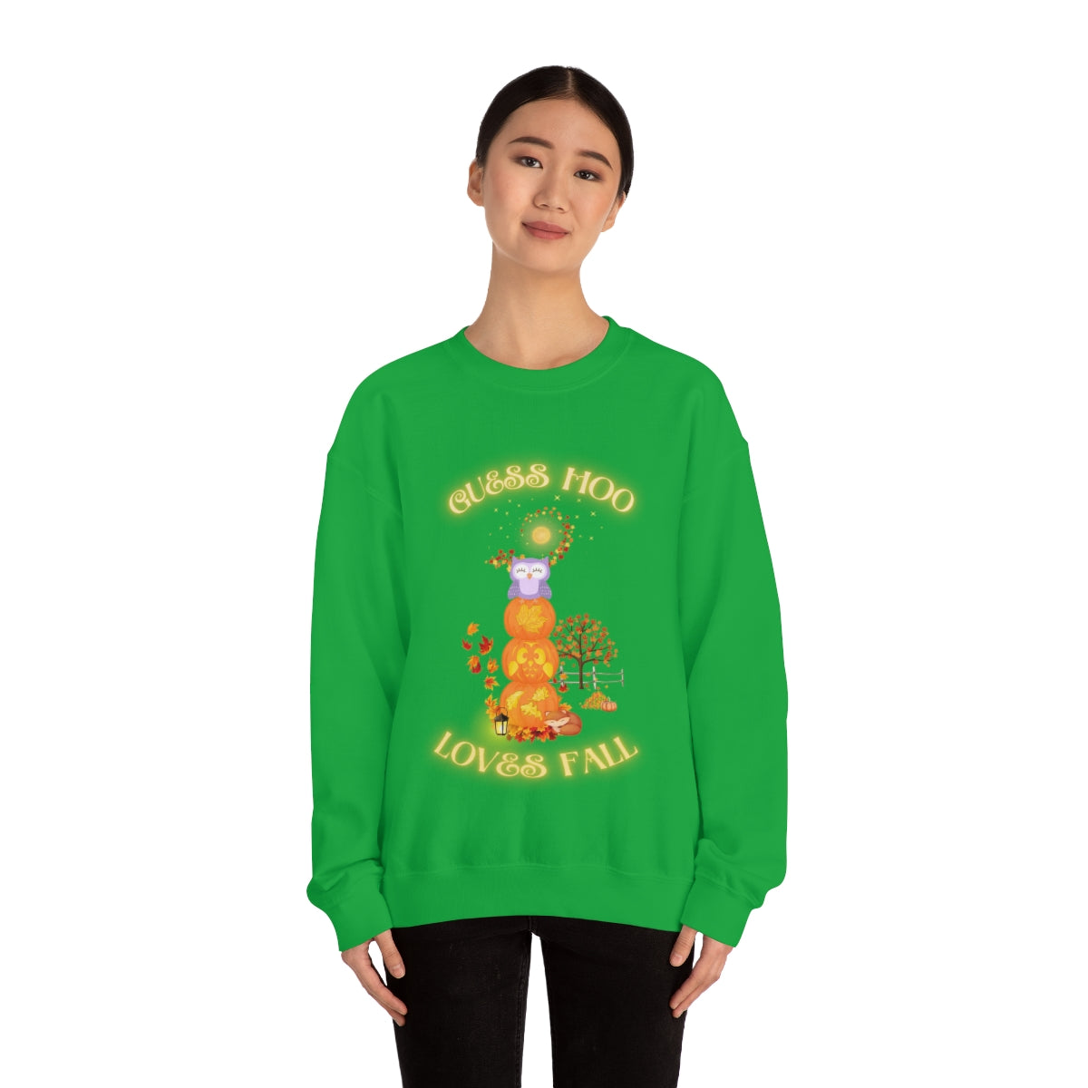 Guess Hoo Loves Fall Crewneck Sweatshirt