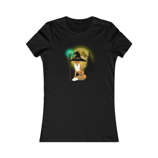 Women's Favorite Tee Trickster Fox Mage Halloween Top