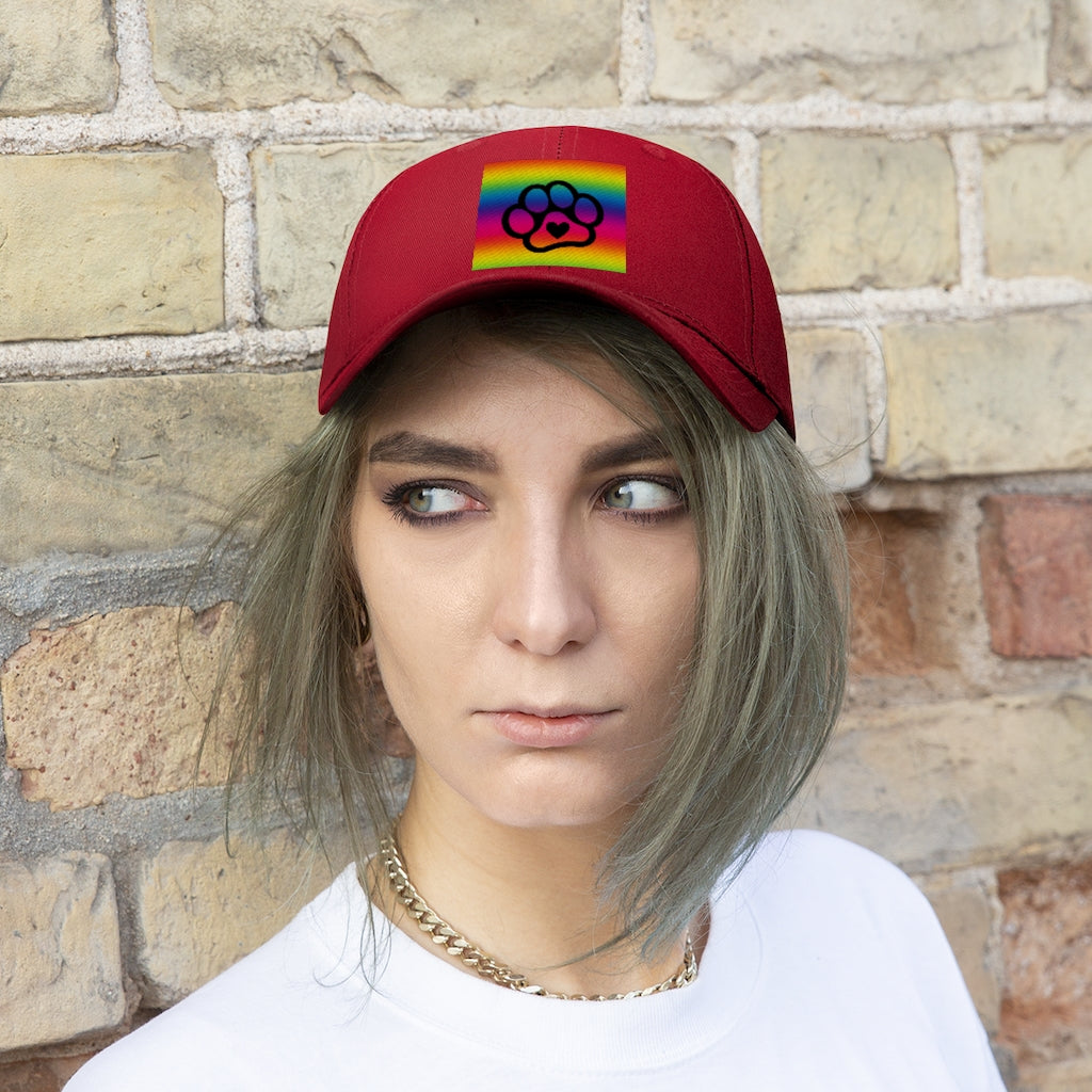 PRIDE Paw Baseball Cap