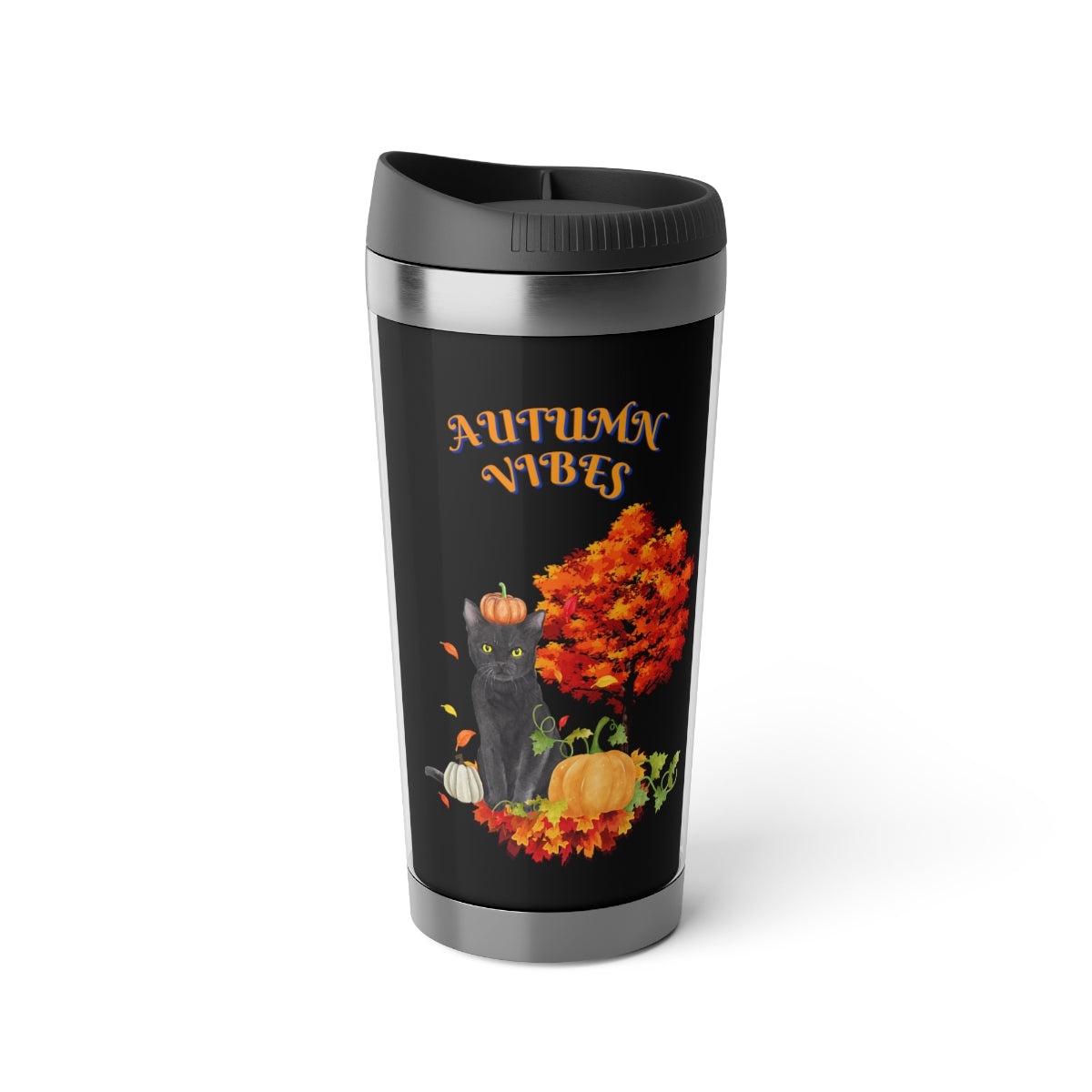 Autumn Vibes Travel Mug with Insert