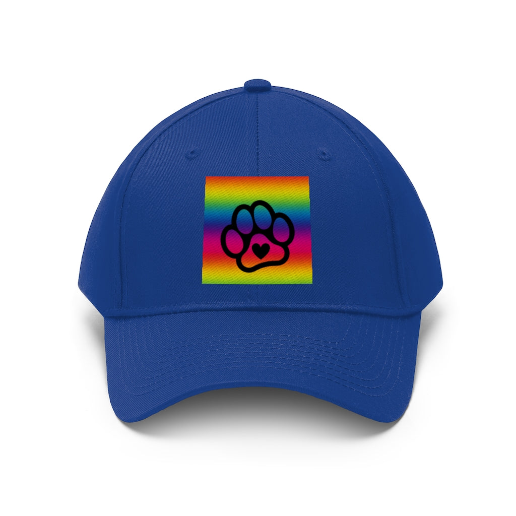 PRIDE Paw Baseball Cap