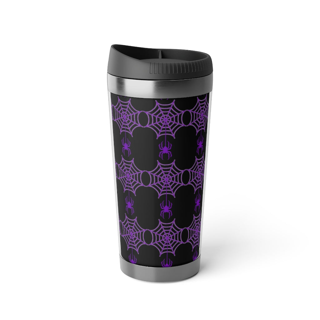 Stainless Steel Spider web Halloween Travel Mug with Insert