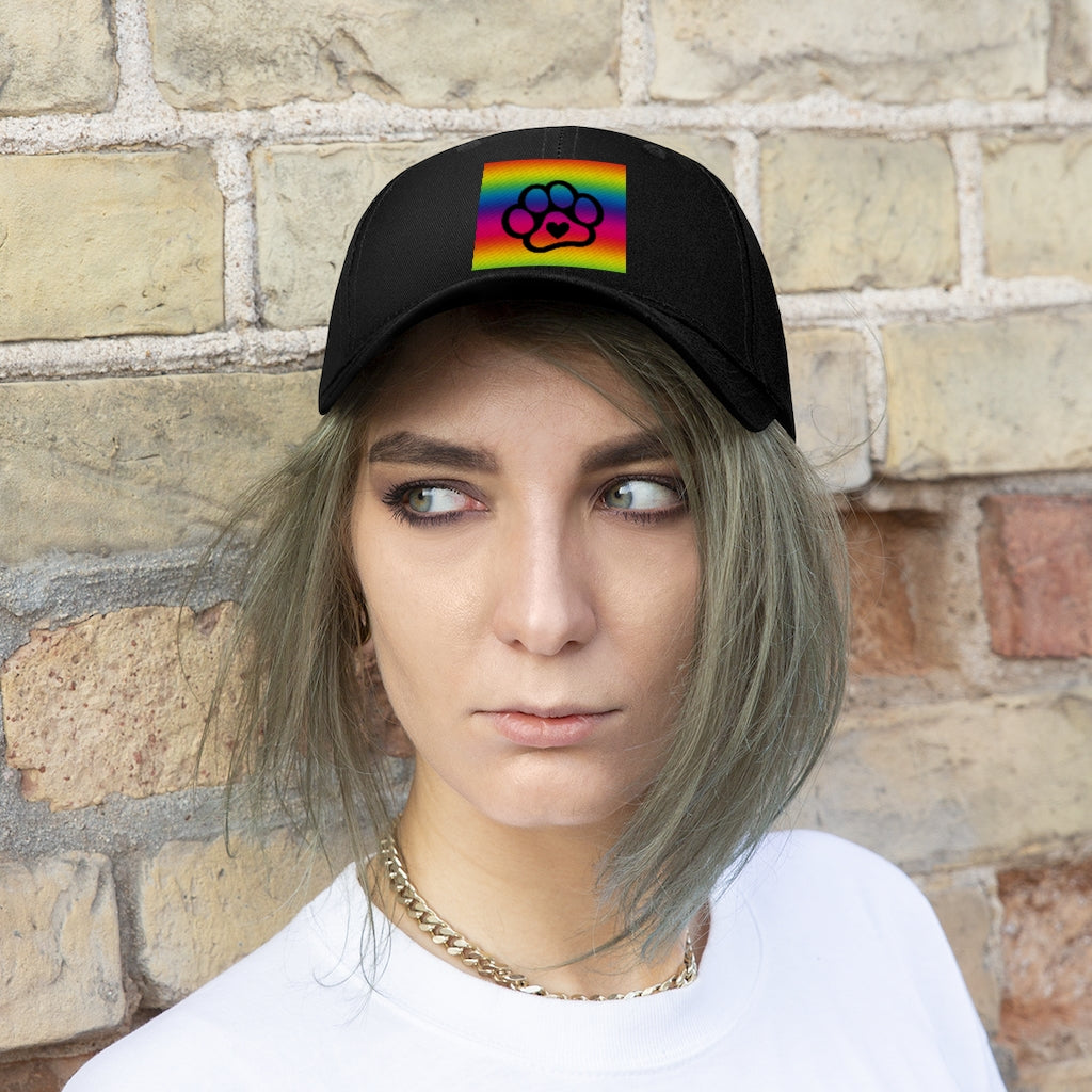 PRIDE Paw Baseball Cap