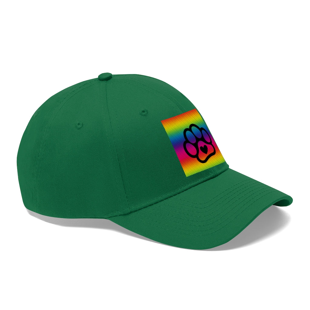 PRIDE Paw Baseball Cap