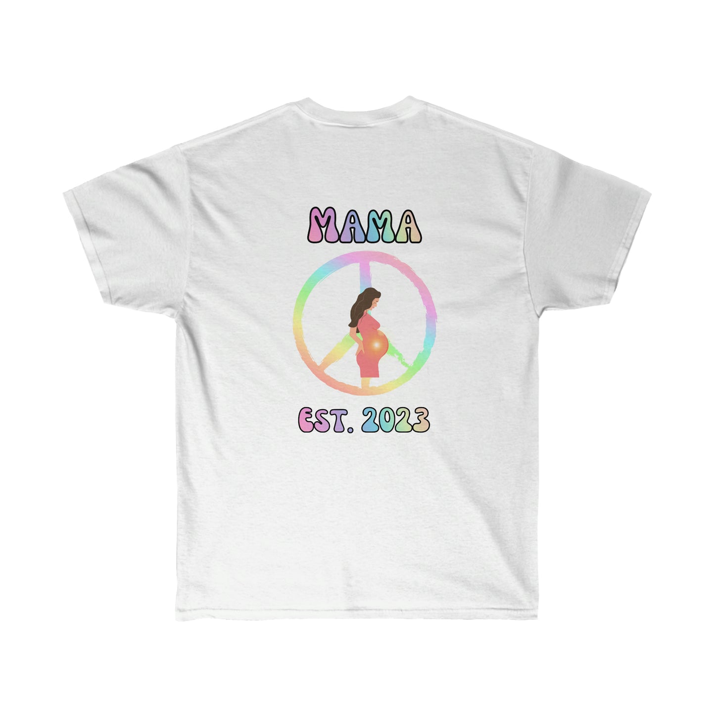 Mama Est. 2023, Ultra Cotton Tee, Mothers Day Gift Idea, New Mom Gift