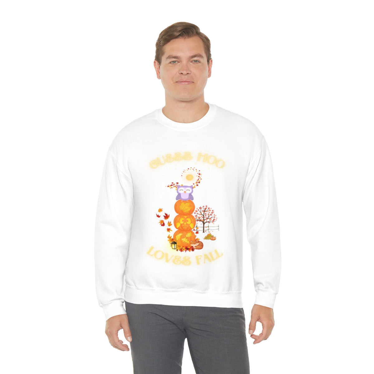 Guess Hoo Loves Fall Crewneck Sweatshirt