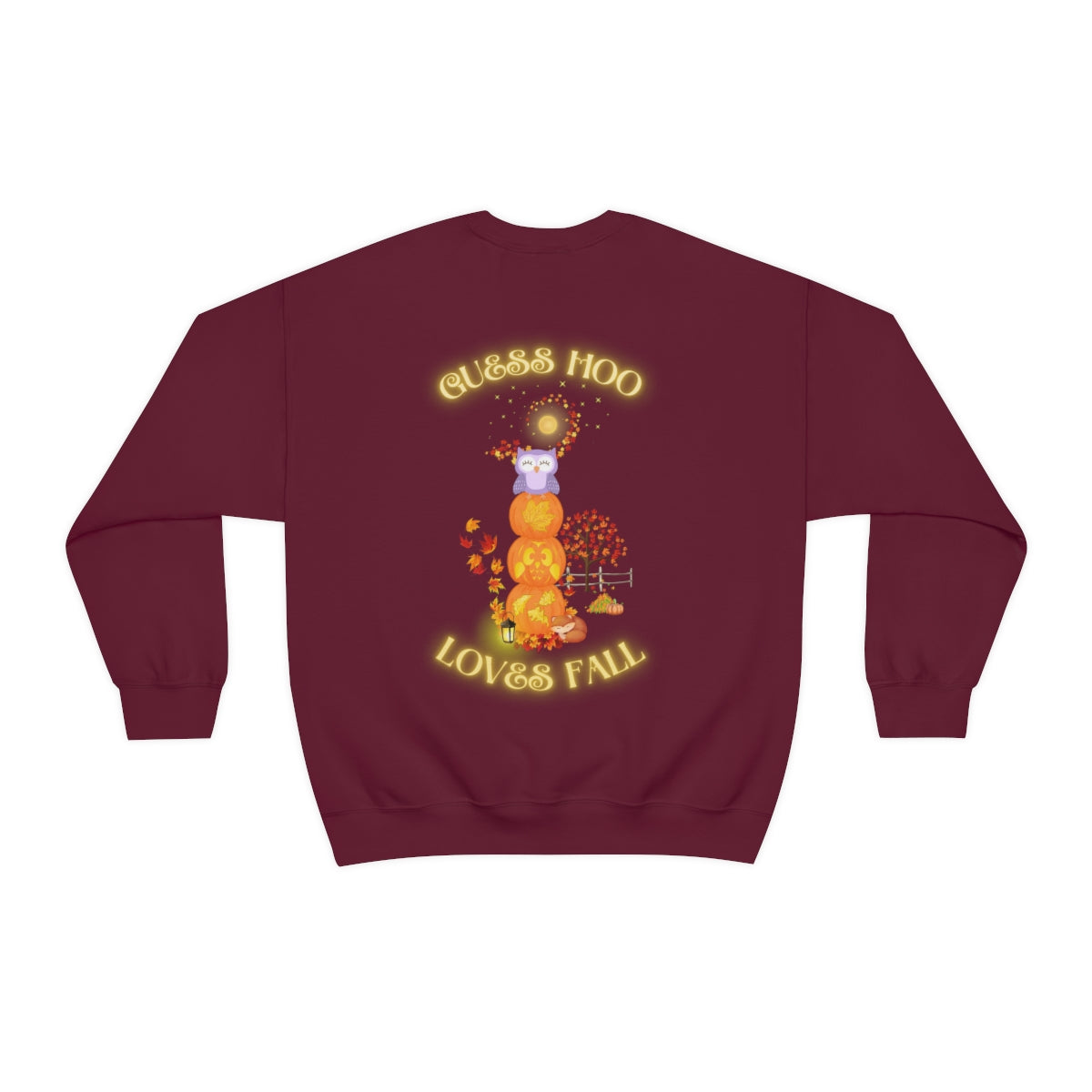 Guess Hoo Loves Fall Crewneck Sweatshirt