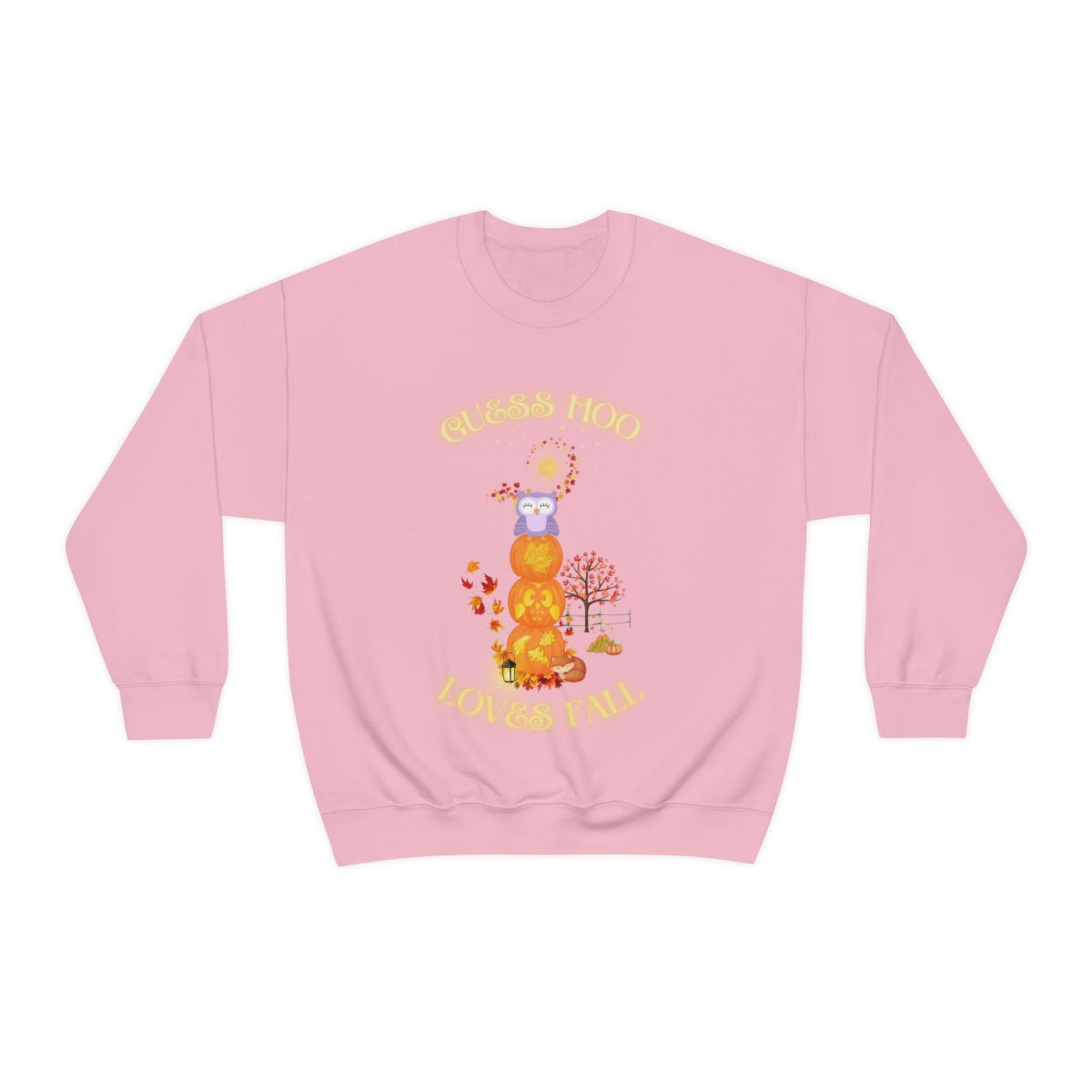 Guess Hoo Loves Fall Crewneck Sweatshirt